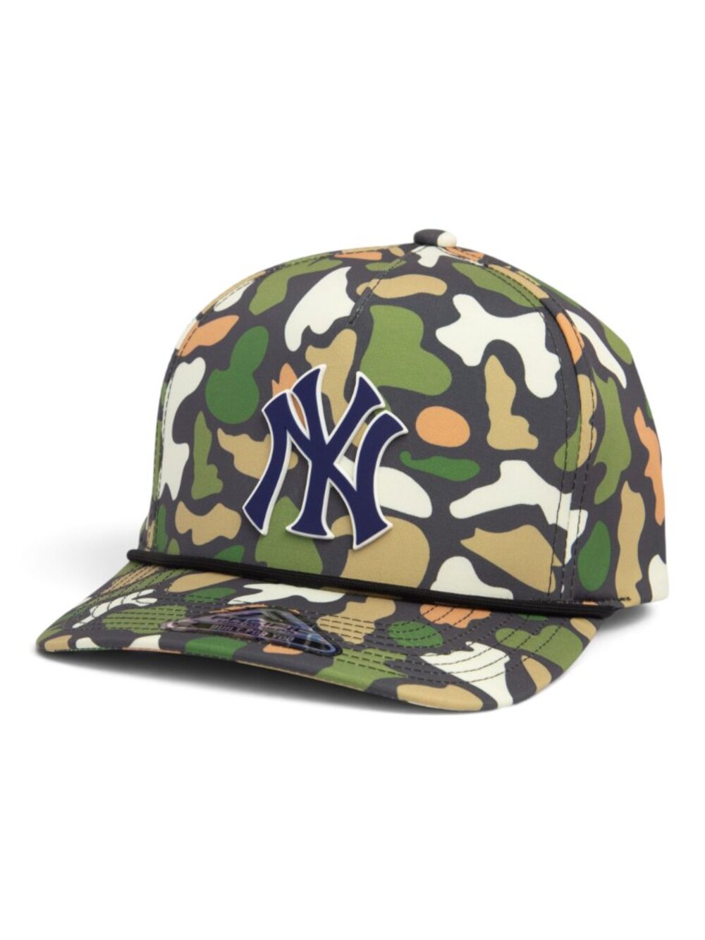 New York Yankees NY Navy 3D Duck Camo Rope Hat- Bayou